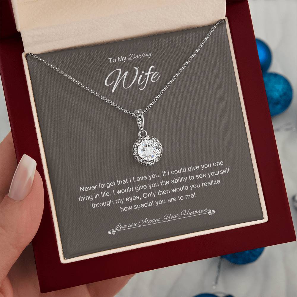 Husbands Gaze Necklace | Eternal Hope Necklace | Best gift for Wife | Best Gift for Spouse | Best gift for Soulmate | Best Gift for Wedding anniversary  💖