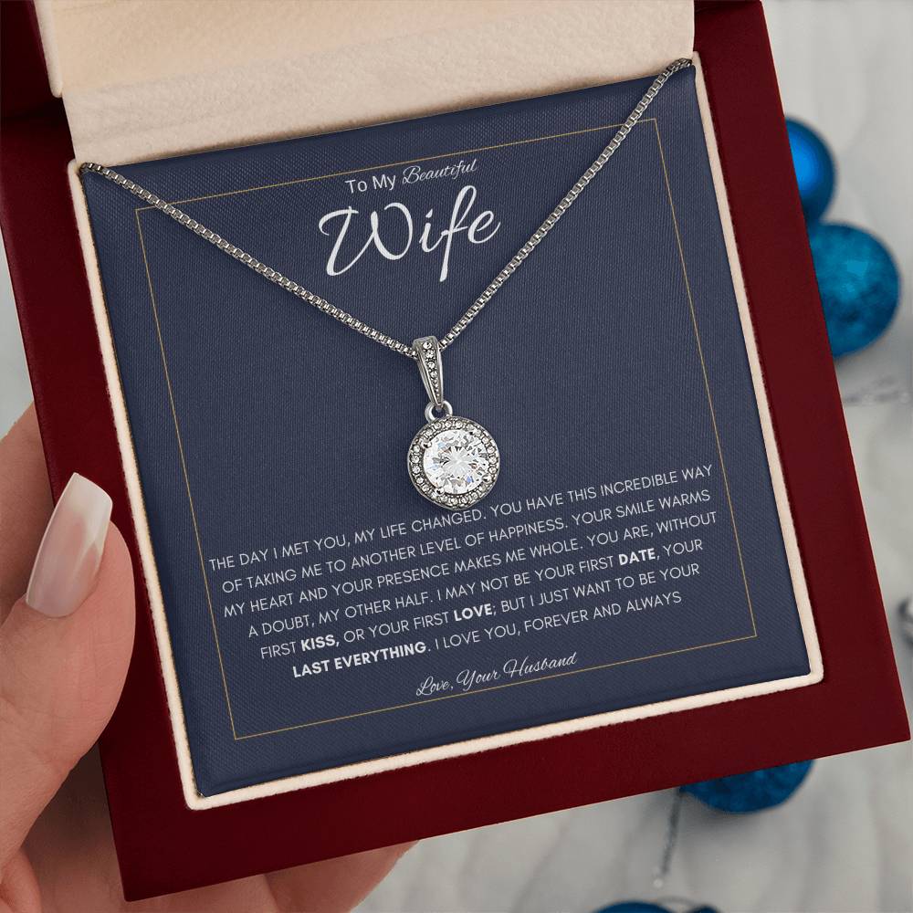 To my Beautiful Wife | Eternal Hope  Necklace | Best Gift for Wife | Best Gift for Spouse | Best Gift for Marriage Anniversary | Best Gift for Lovers 👩‍❤️‍👨