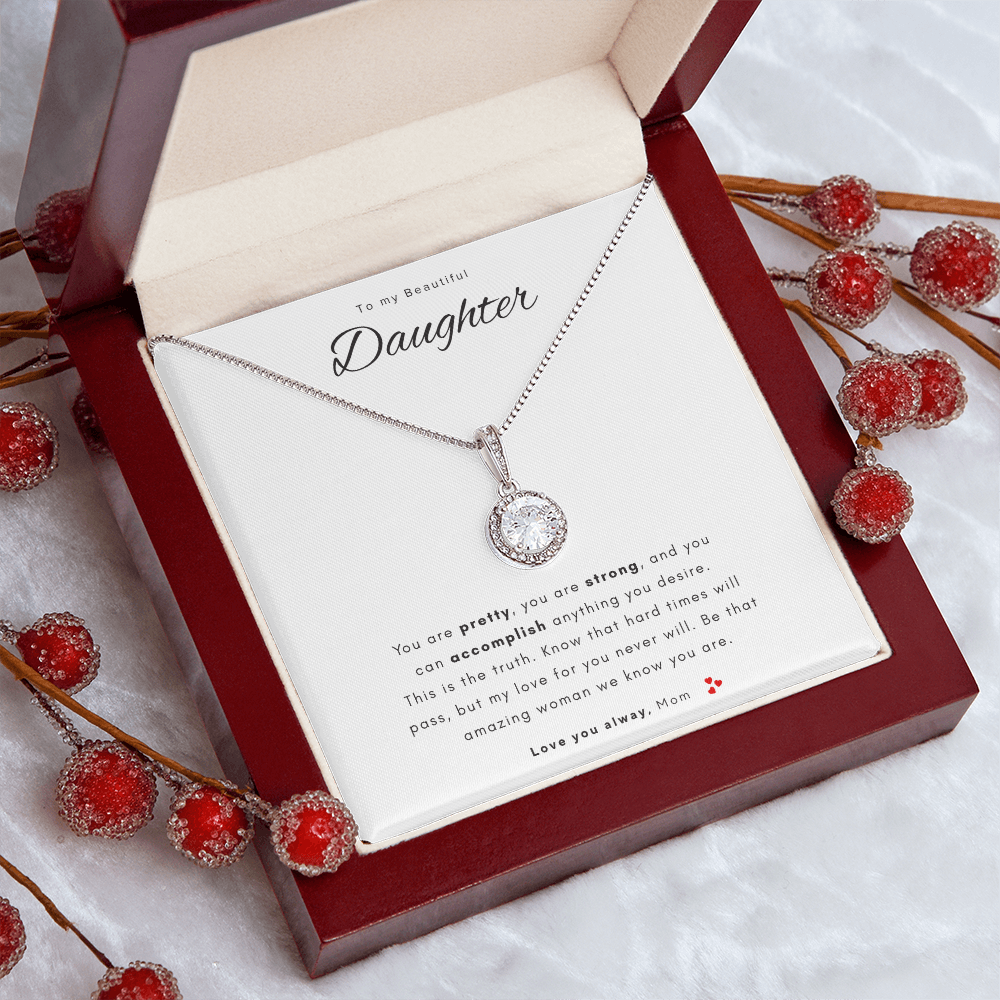 My Beautiful Daughter Necklace | Best gift for daughters | Best Gift for Birthday | Best Gift for Graduation | Eternal Hope Necklace  👩‍👧