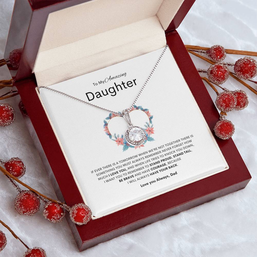 Mom's Guiding Love Eternal Hope Necklace | Best gift for daughter | Best gift for daughters birthday | Best gift for daughters graduation | Best gift from Dad ❤️ 👨‍👧