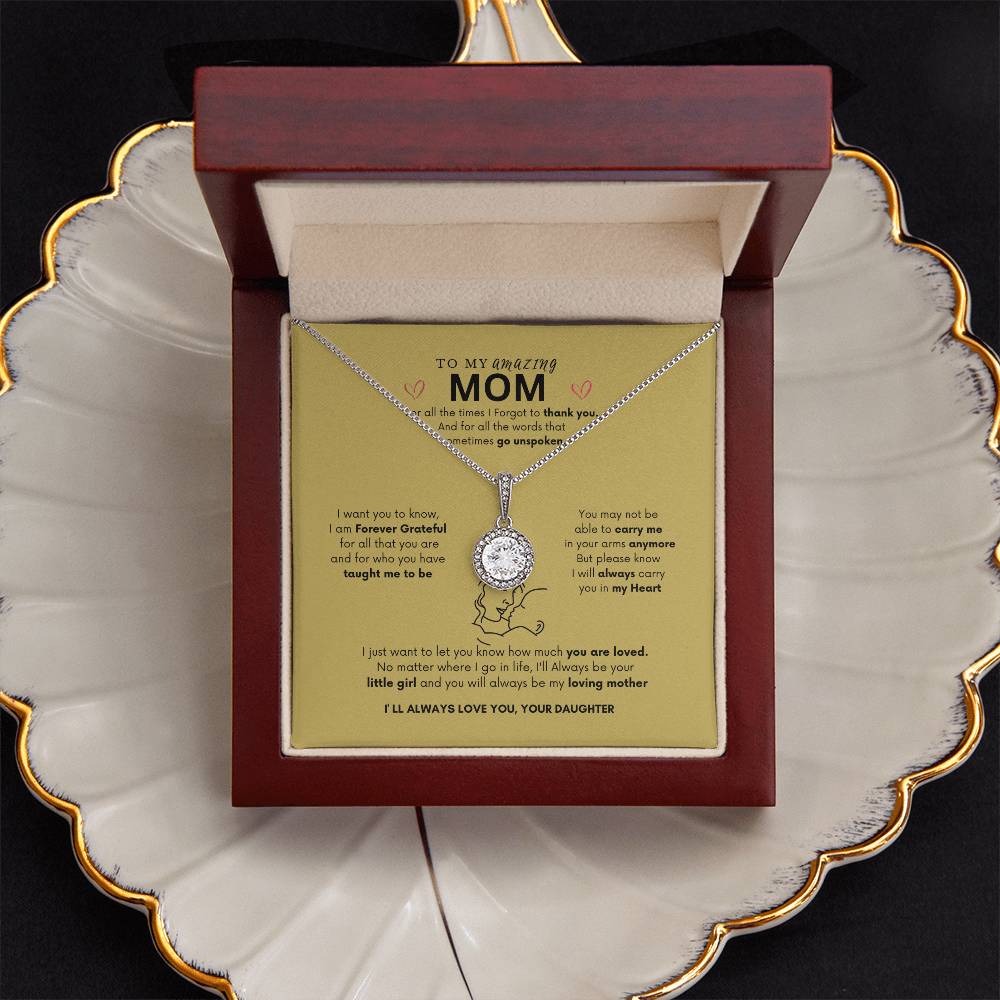 Endless Love Necklace | Best Gift for Mom | Best Gift from Daughter | Eternal Hope Necklace