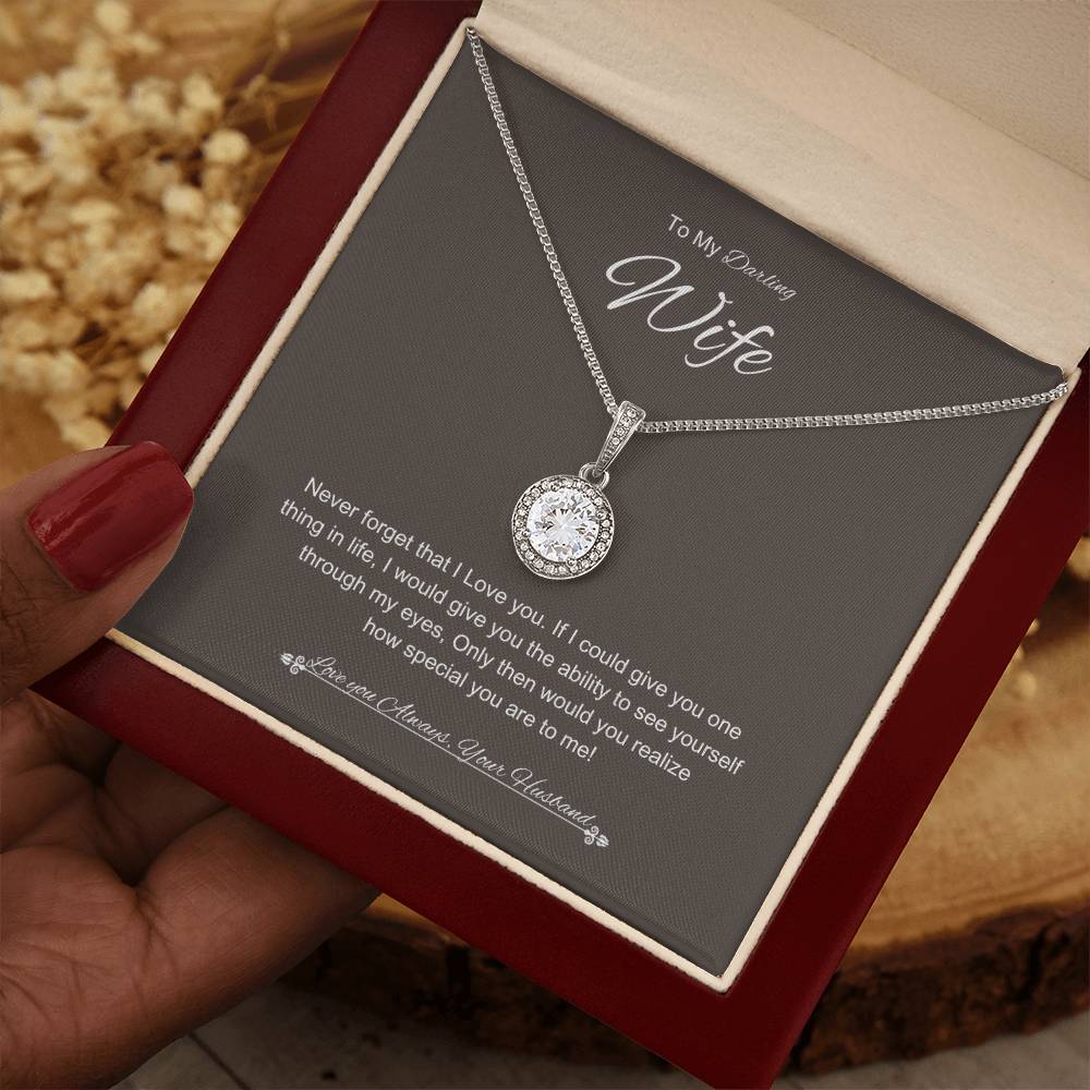 Husbands Gaze Necklace | Eternal Hope Necklace | Best gift for Wife | Best Gift for Spouse | Best gift for Soulmate | Best Gift for Wedding anniversary  💖