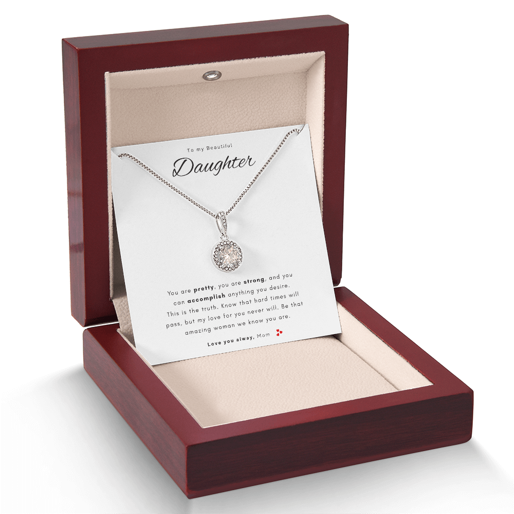 My Beautiful Daughter Necklace | Best gift for daughters | Best Gift for Birthday | Best Gift for Graduation | Eternal Hope Necklace  👩‍👧