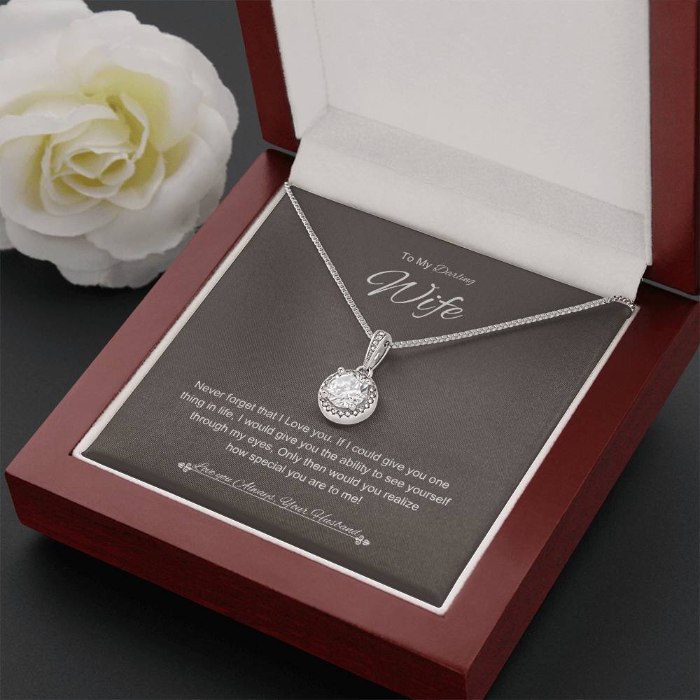 Husbands Gaze Necklace | Eternal Hope Necklace | Best gift for Wife | Best Gift for Spouse | Best gift for Soulmate | Best Gift for Wedding anniversary  💖