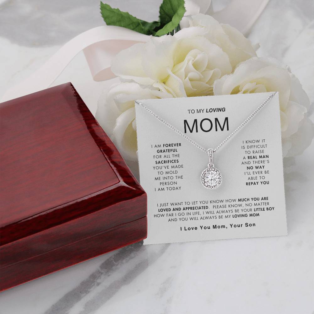 Grateful to Mom Necklace | Best Gift for Mom | Best Gift from Son | Best Gift for Mothers day | Best Jewelry gift for Mom 😍