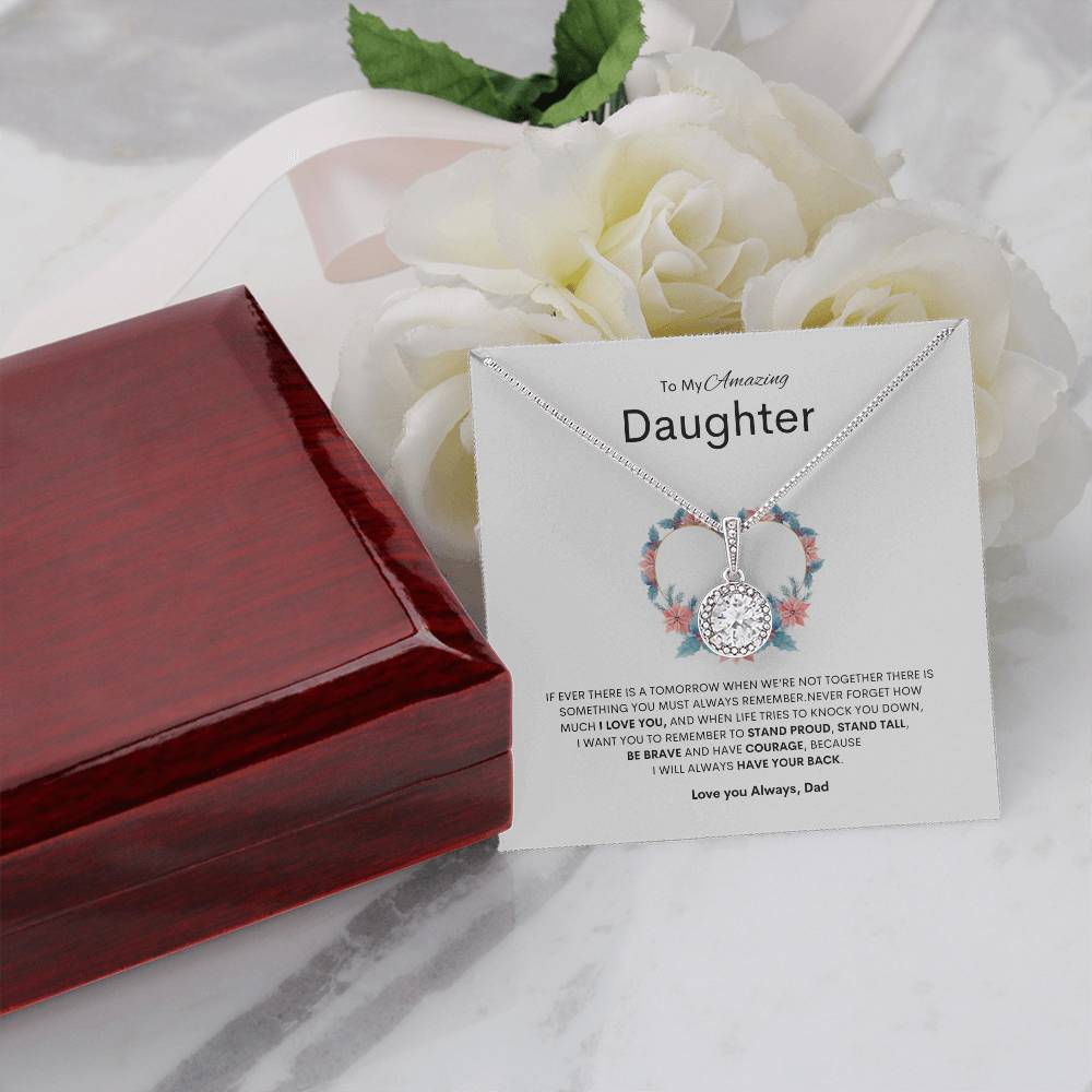 Mom's Guiding Love Eternal Hope Necklace | Best gift for daughter | Best gift for daughters birthday | Best gift for daughters graduation | Best gift from Dad ❤️ 👨‍👧