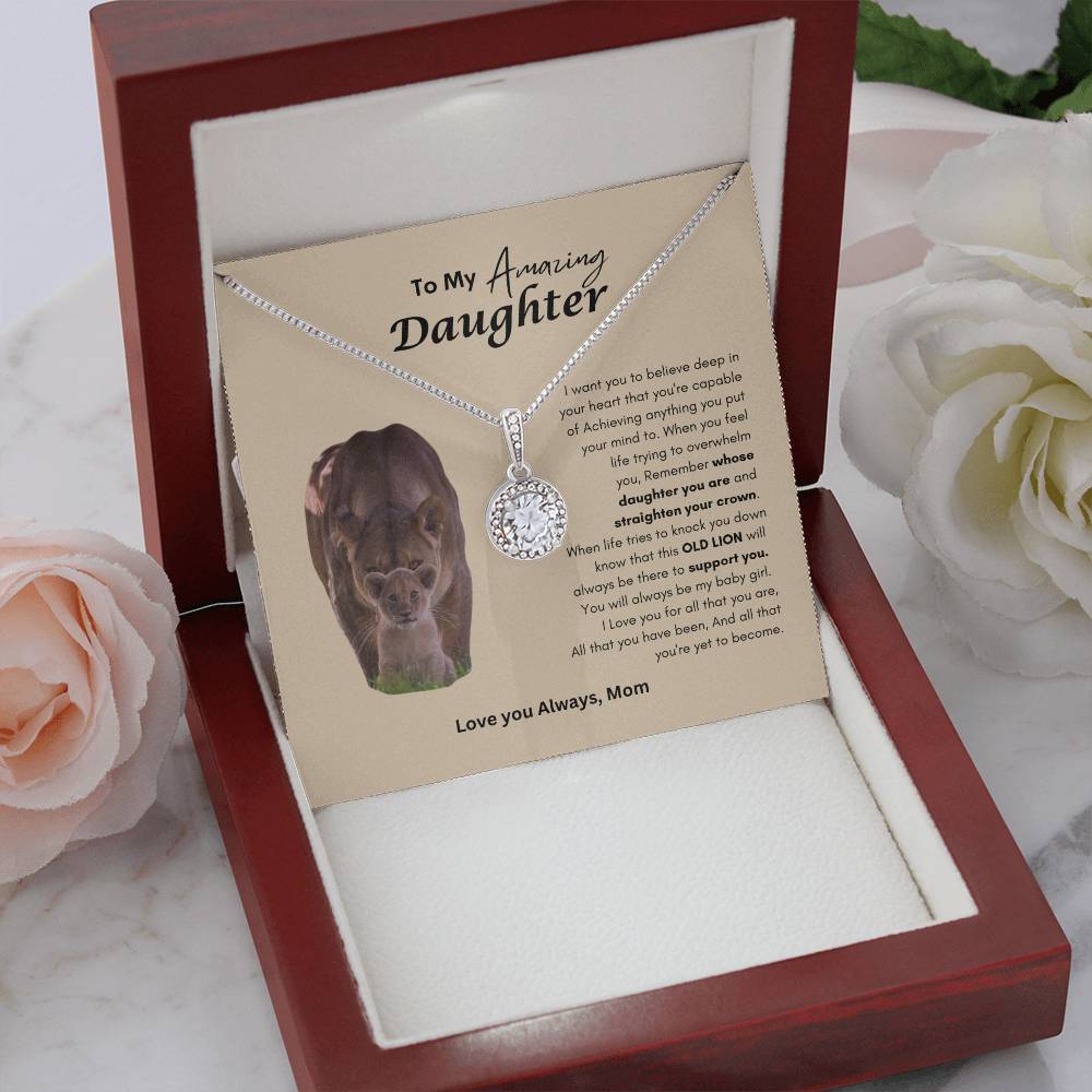 Mothers Eternal Love Necklace | Gift for Daughter | Eternal Hope Necklace