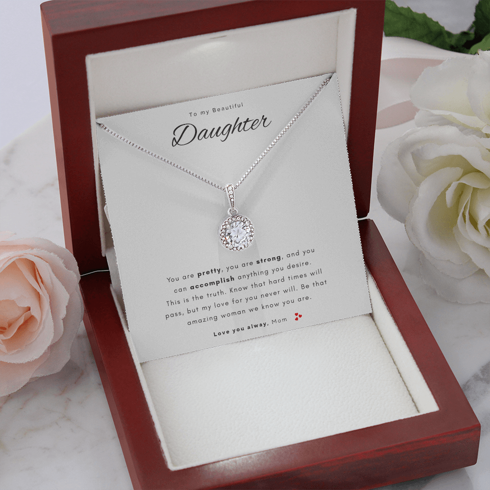 My Beautiful Daughter Necklace | Best gift for daughters | Best Gift for Birthday | Best Gift for Graduation | Eternal Hope Necklace  👩‍👧