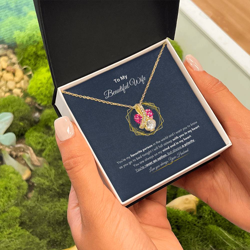 Lovely Wife Necklace | Best Jewelry Gift for Wife | Best Gift for Wife | Best gift for Valentines day |