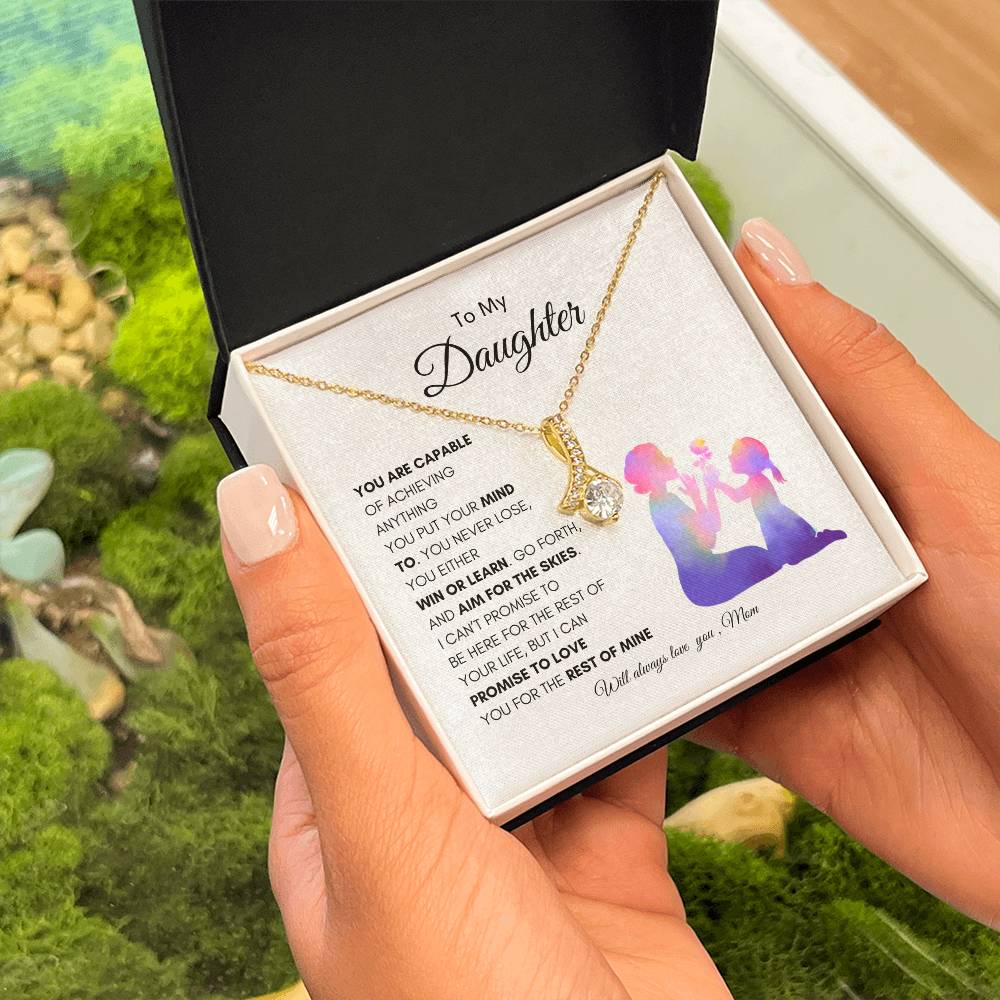 Moms Promise Necklace | Best gift for daughter | Best gift from mother to daughter | birthday gift for daughter | Best Gift for daughters graduation