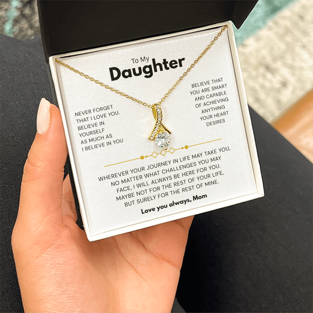 To my daughter | Alluring beauty Necklace | Best gift for daughter | Best gift from Mom | Best Jewelry gift for daughter