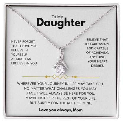 To my daughter | Alluring beauty Necklace | Best gift for daughter | Best gift from Mom | Best Jewelry gift for daughter