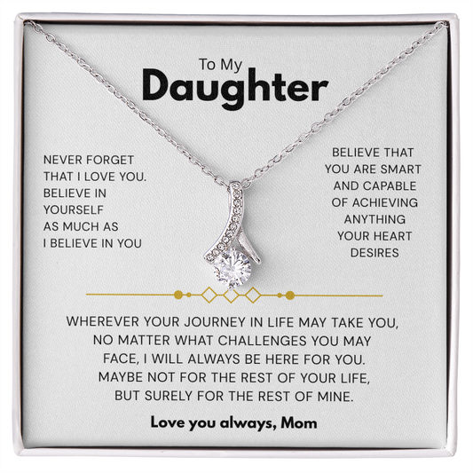 To my daughter | Alluring beauty Necklace | Best gift for daughter | Best gift from Mom | Best Jewelry gift for daughter