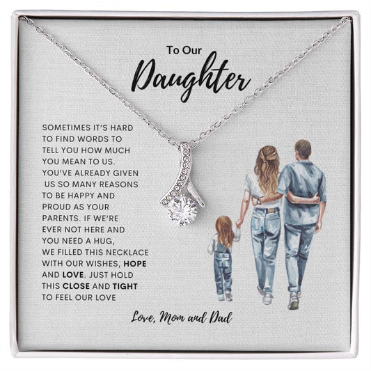 Parent's Love Necklace | Best gift for daughter | Gift from parents | Gift for daughters' birthday | Gift for daughters' graduation