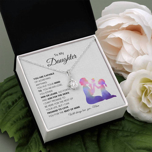 Moms Promise Necklace | Best gift for daughter | Best gift from mother to daughter | birthday gift for daughter | Best Gift for daughters graduation