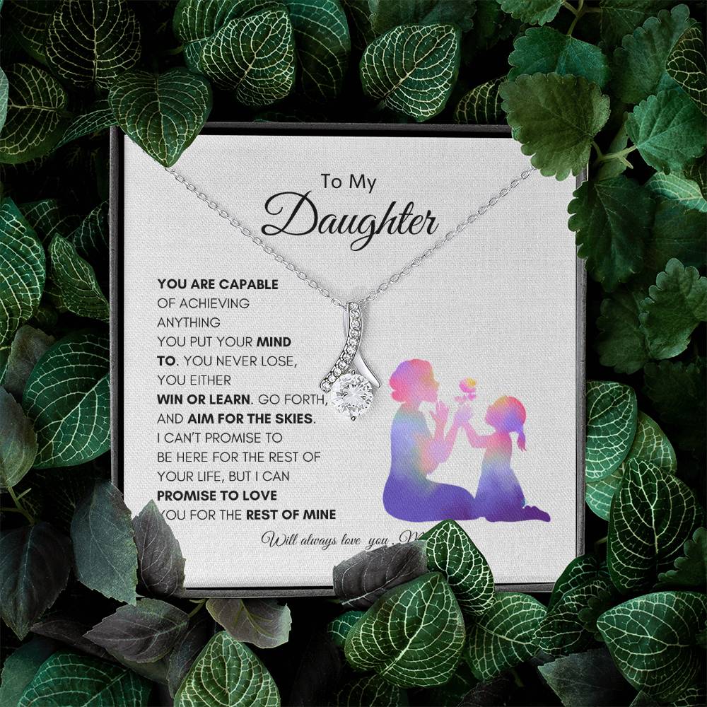 Moms Promise Necklace | Best gift for daughter | Best gift from mother to daughter | birthday gift for daughter | Best Gift for daughters graduation