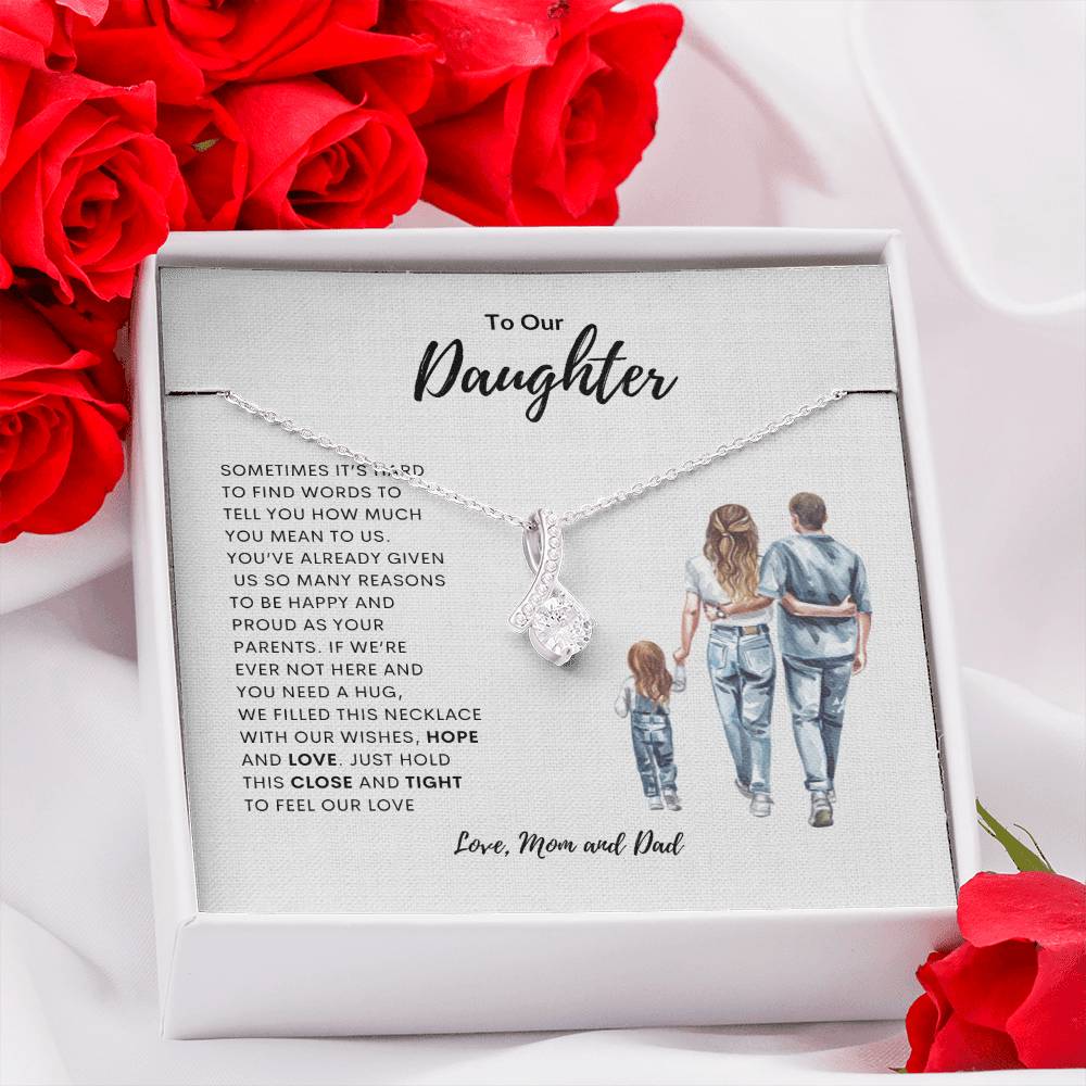 Parent's Love Necklace | Best gift for daughter | Gift from parents | Gift for daughters' birthday | Gift for daughters' graduation