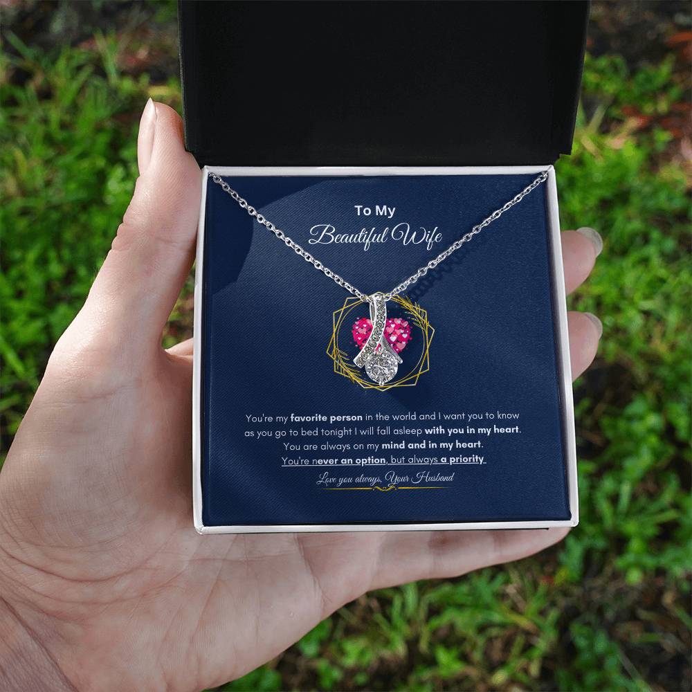 Lovely Wife Necklace | Best Jewelry Gift for Wife | Best Gift for Wife | Best gift for Valentines day |