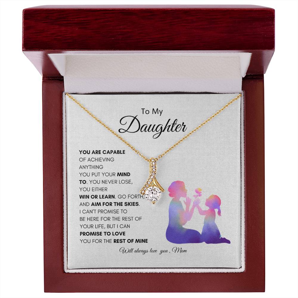 Moms Promise Necklace | Best gift for daughter | Best gift from mother to daughter | birthday gift for daughter | Best Gift for daughters graduation