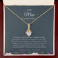 To My Mom Necklace | Best Gift for Mom | Best Gift for Mothers day | Best Gift from Daughter | Best Jewelry Gift for Mom |