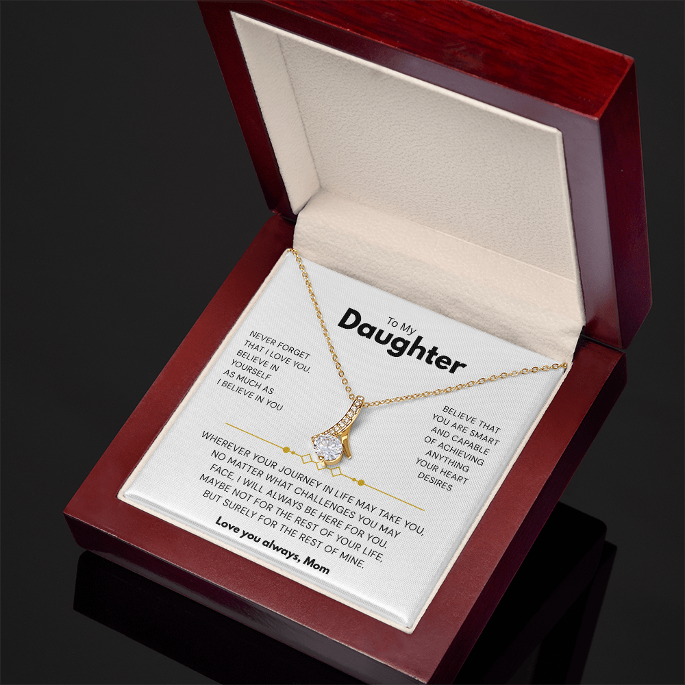 To my daughter | Alluring beauty Necklace | Best gift for daughter | Best gift from Mom | Best Jewelry gift for daughter