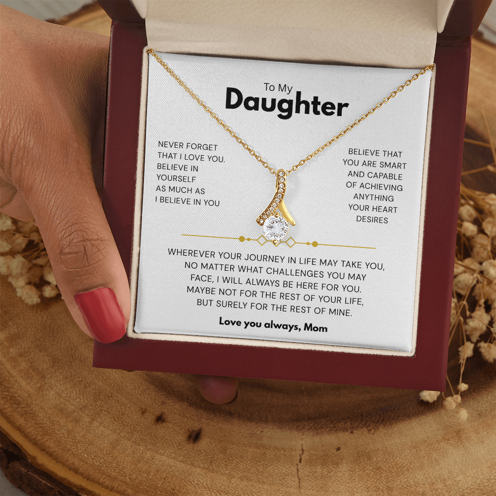 To my daughter | Alluring beauty Necklace | Best gift for daughter | Best gift from Mom | Best Jewelry gift for daughter