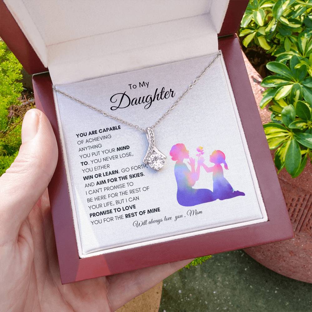 Moms Promise Necklace | Best gift for daughter | Best gift from mother to daughter | birthday gift for daughter | Best Gift for daughters graduation