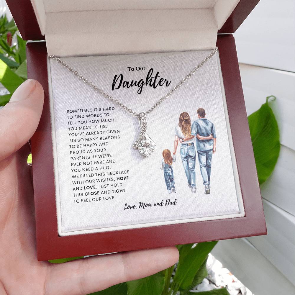 Parent's Love Necklace | Best gift for daughter | Gift from parents | Gift for daughters' birthday | Gift for daughters' graduation