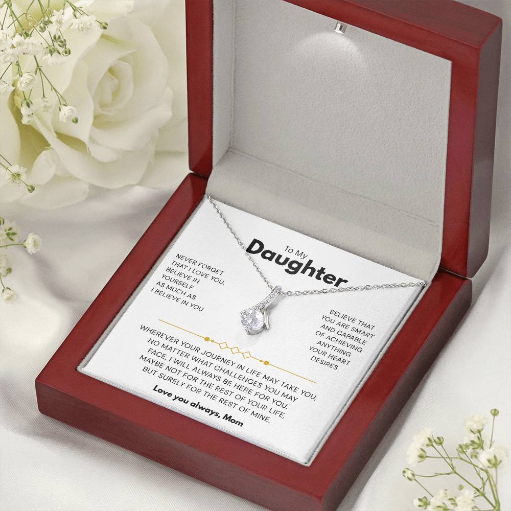To my daughter | Alluring beauty Necklace | Best gift for daughter | Best gift from Mom | Best Jewelry gift for daughter