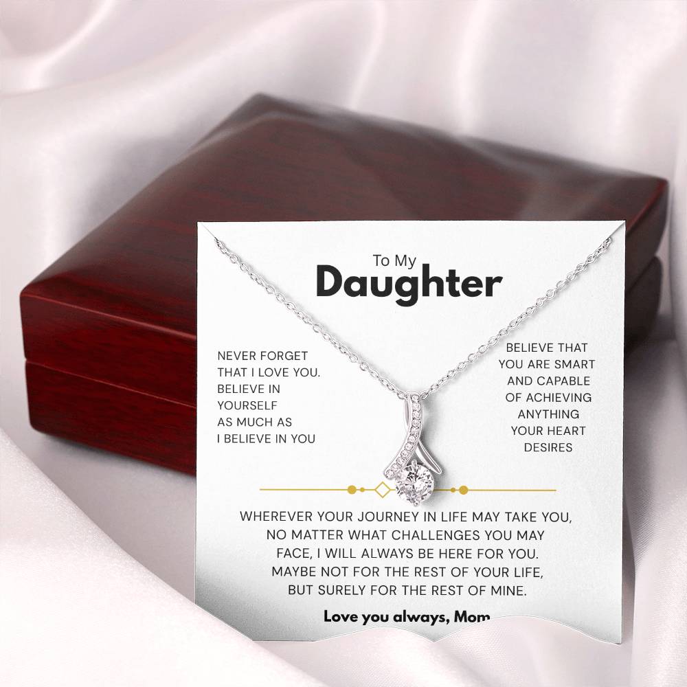 To my daughter | Alluring beauty Necklace | Best gift for daughter | Best gift from Mom | Best Jewelry gift for daughter