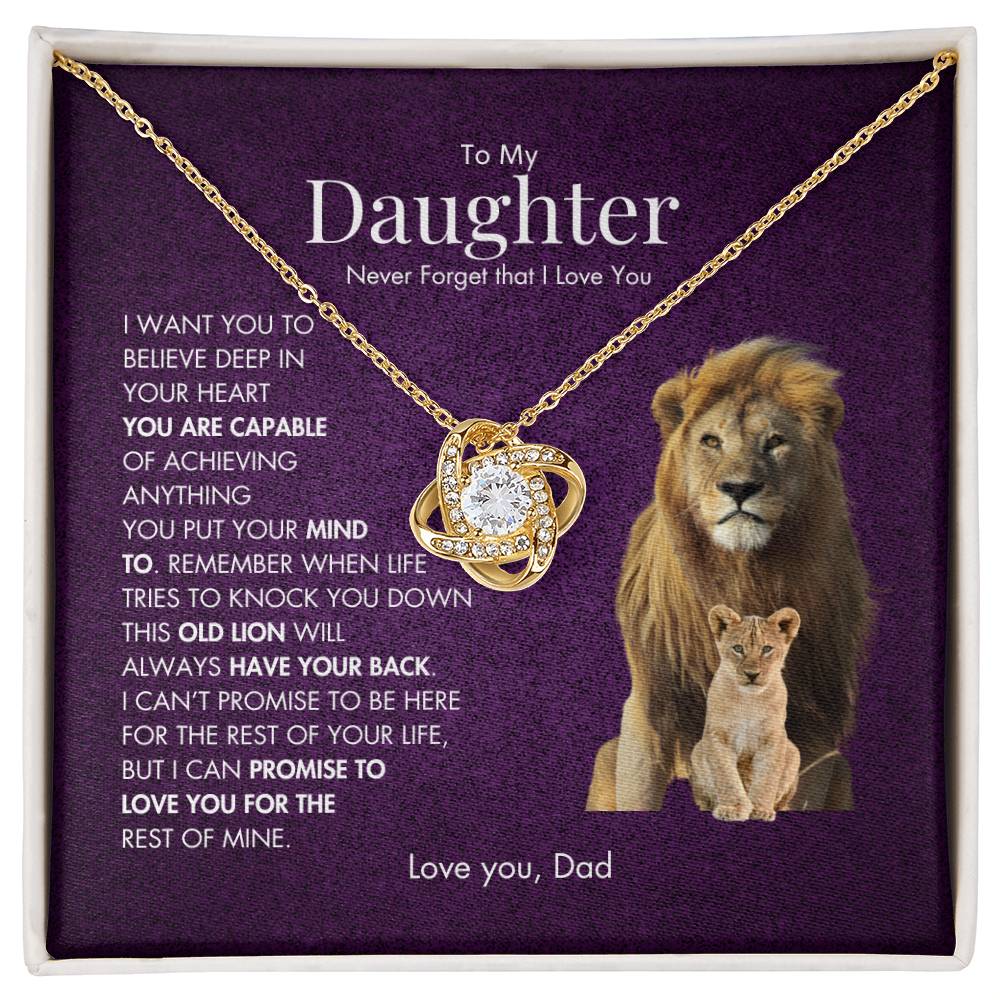 Fathers Loving intention Necklace |  Best gift for Daughter | Dad gift to daughter | Best Gift for daughters birthday | Best gift for daughter graduation | Best Jewelry gift from dad