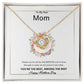 Infinite Mom Love Necklace | Best gift for Mom | Best gift for Mothers days | Best Jewelry gift for Mom | Best Heartfelt gift for Mom