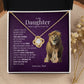 Fathers Loving intention Necklace |  Best gift for Daughter | Dad gift to daughter | Best Gift for daughters birthday | Best gift for daughter graduation | Best Jewelry gift from dad