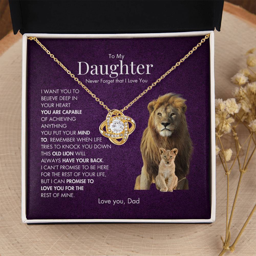 Fathers Loving intention Necklace |  Best gift for Daughter | Dad gift to daughter | Best Gift for daughters birthday | Best gift for daughter graduation | Best Jewelry gift from dad