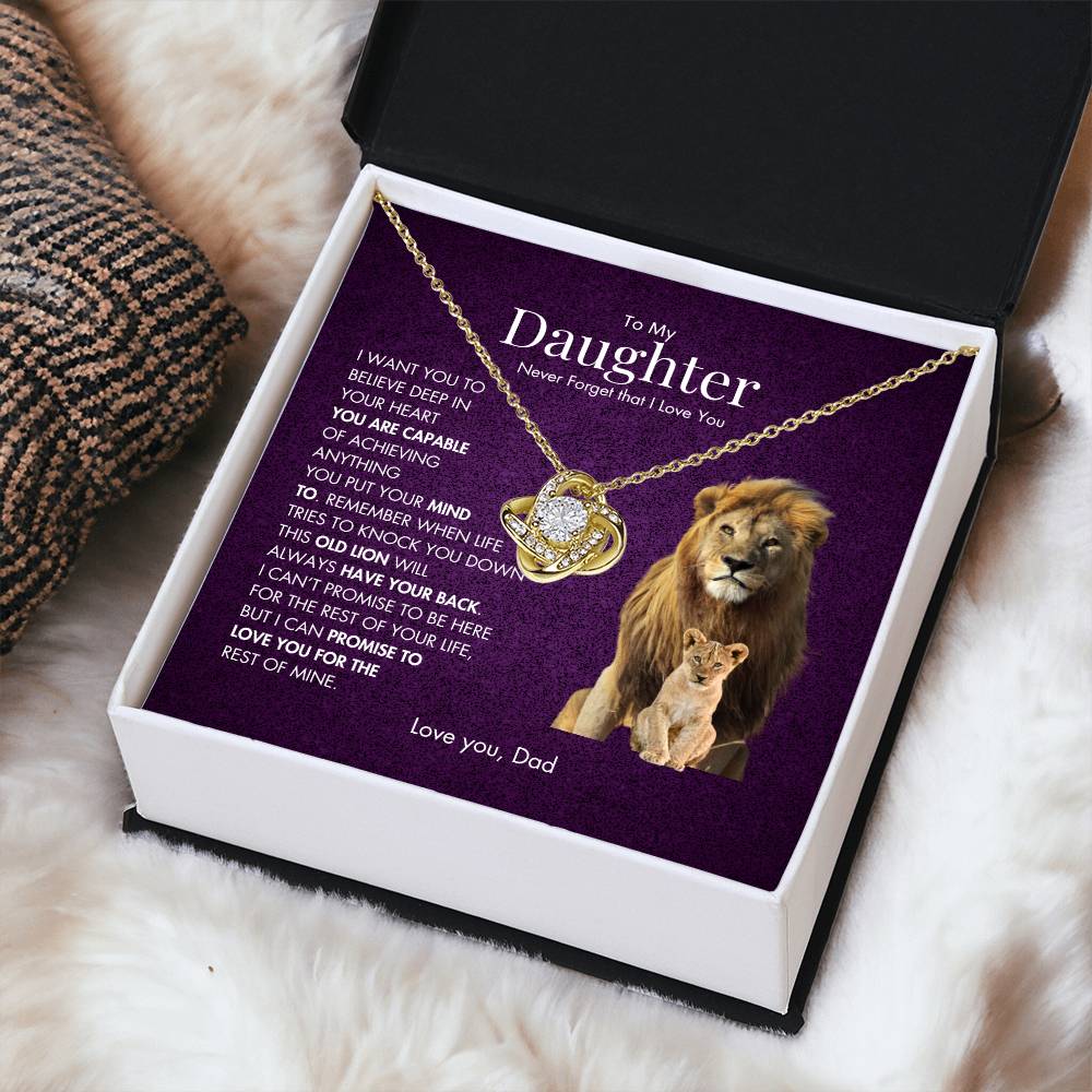 Fathers Loving intention Necklace |  Best gift for Daughter | Dad gift to daughter | Best Gift for daughters birthday | Best gift for daughter graduation | Best Jewelry gift from dad