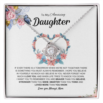 Valiant Love | Love knot Necklace | Best gift for daughter | Best gift for daughters birthday | Best gift for daughters graduation | Best gift from Mom ❤️👩‍👧