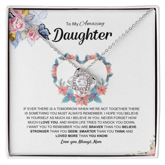 Valiant Love | Love knot Necklace | Best gift for daughter | Best gift for daughters birthday | Best gift for daughters graduation | Best gift from Mom ❤️👩‍👧