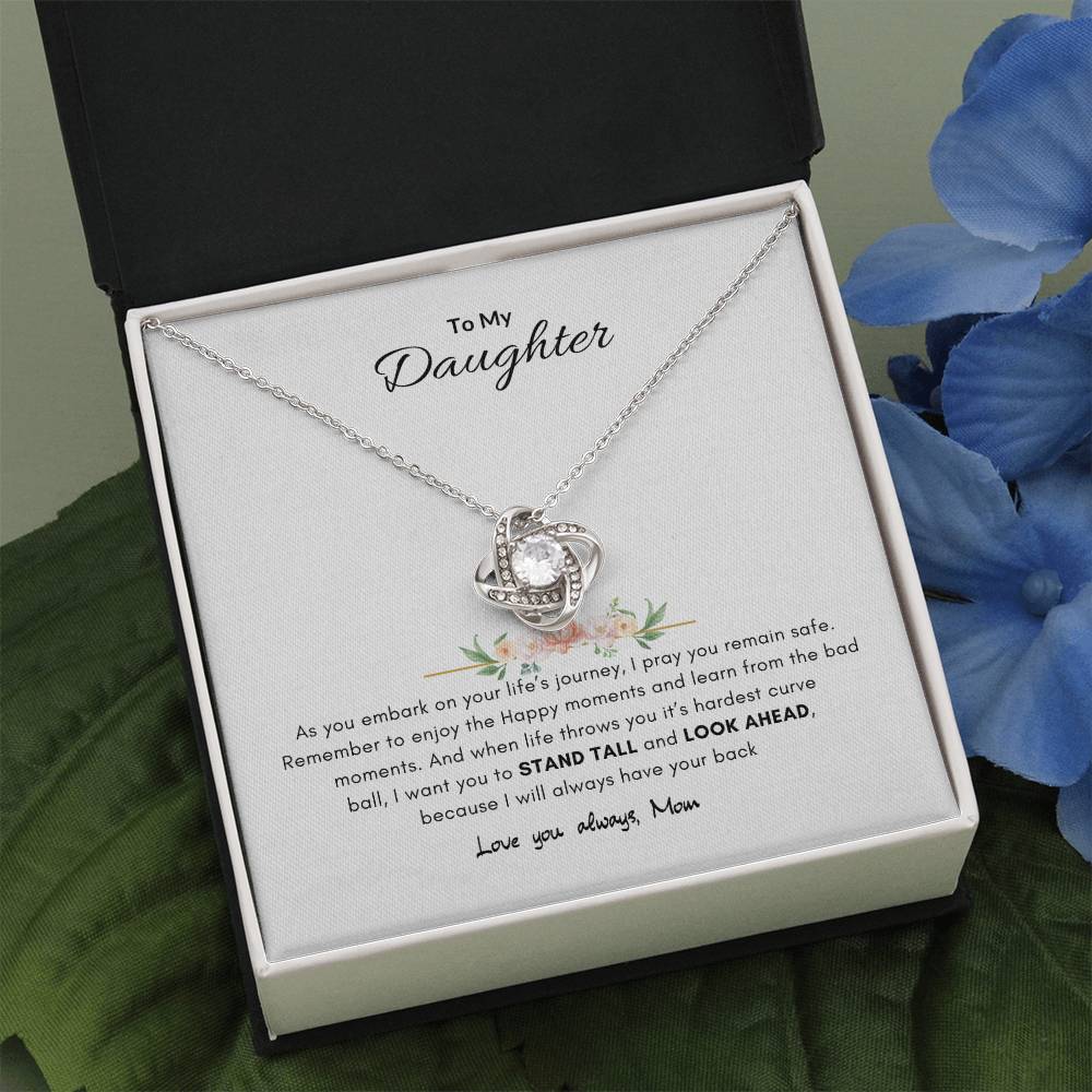 A mothers promise necklace | Best gift from Mom | Best gift for daughters graduation | Best gift for daughters birthday | Love Knot Necklace