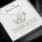 To My Gorgeous Wife |  Love Knot  Necklace | Best Gift for Wife | Best Gift for Soulmate | Best Gift for Marriage Anniversary | Best Gift for Lovers 👩‍❤️‍👨🥰