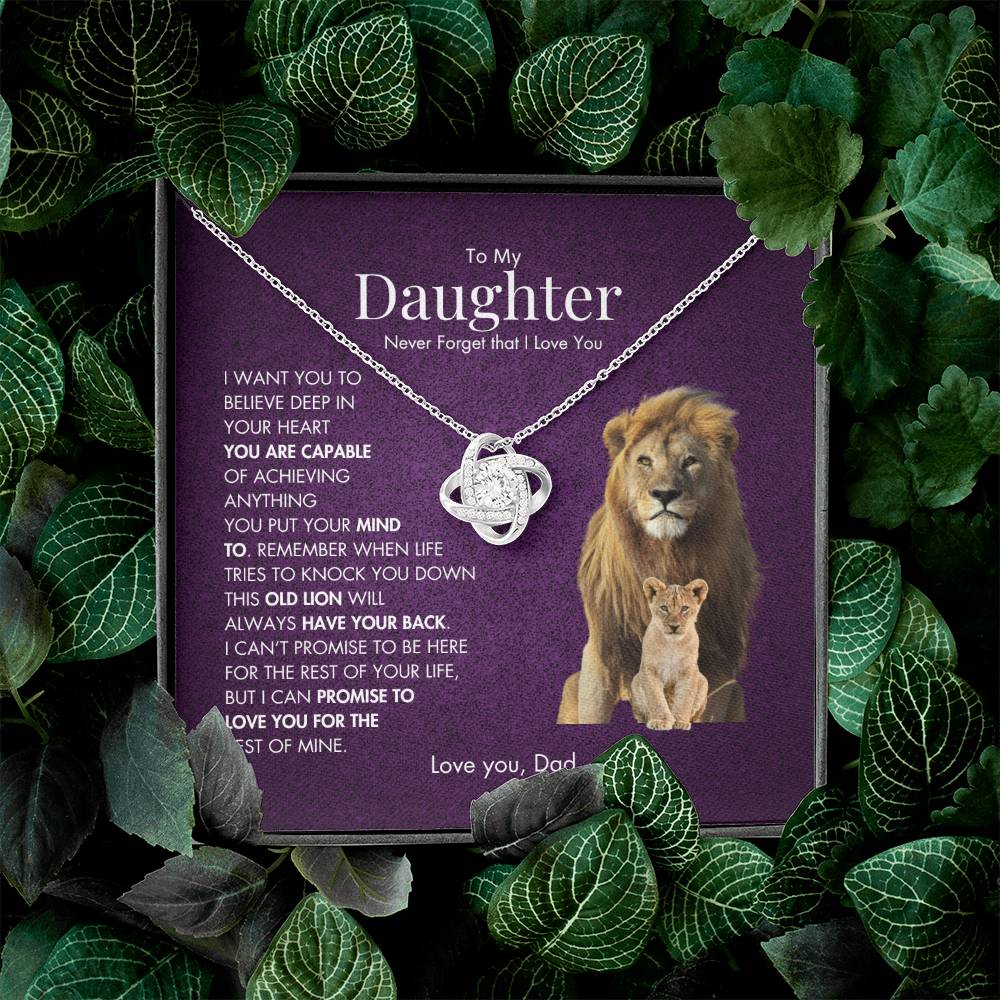 Fathers Loving intention Necklace |  Best gift for Daughter | Dad gift to daughter | Best Gift for daughters birthday | Best gift for daughter graduation | Best Jewelry gift from dad