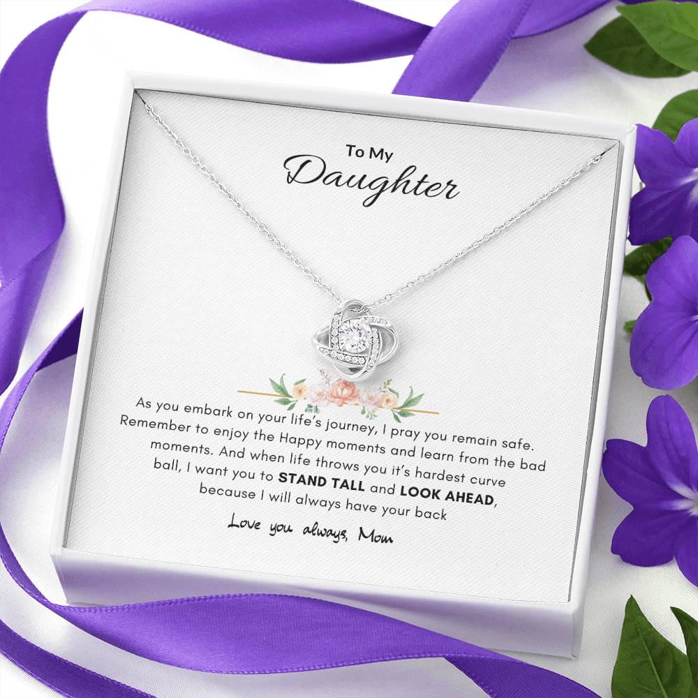 A mothers promise necklace | Best gift from Mom | Best gift for daughters graduation | Best gift for daughters birthday | Love Knot Necklace