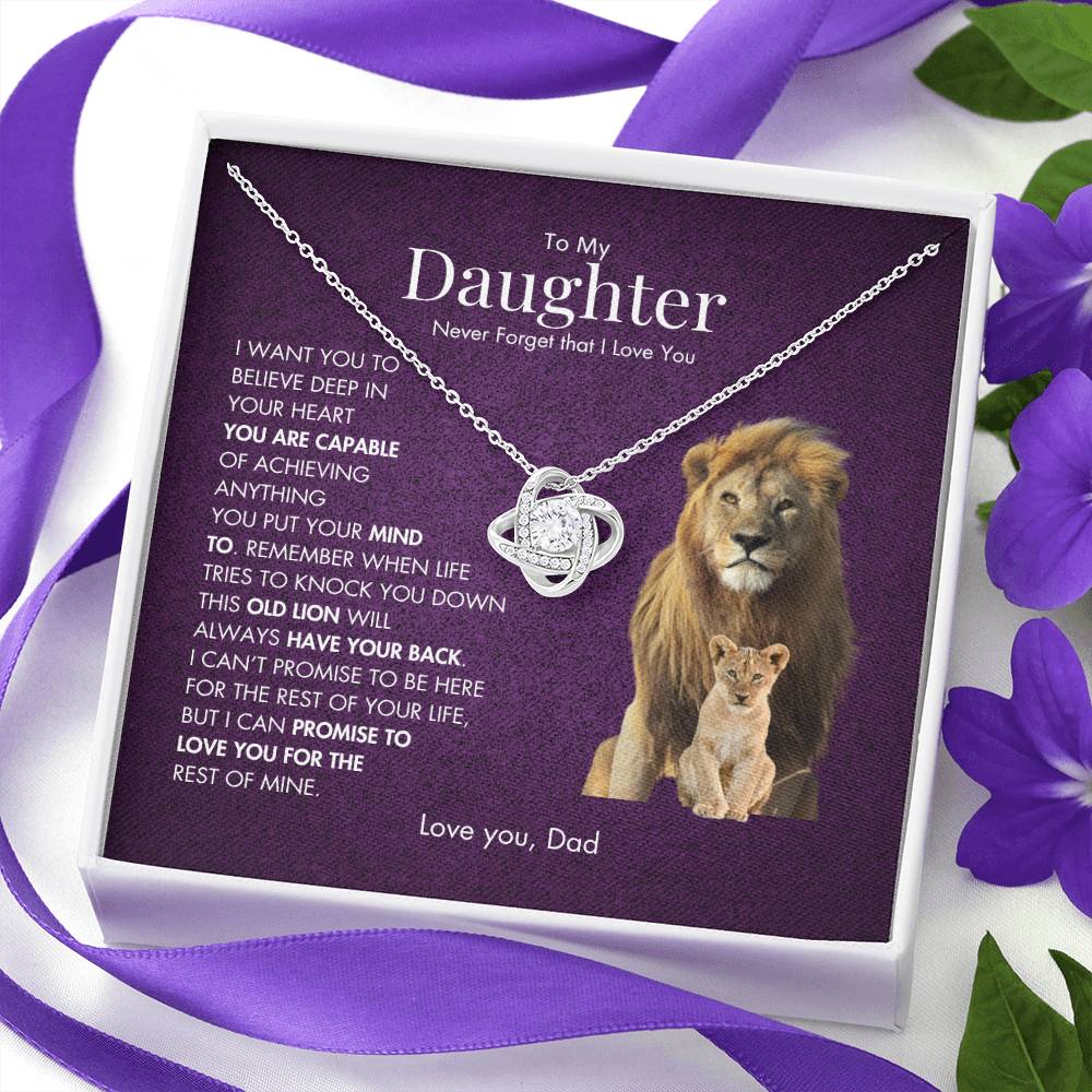 Fathers Loving intention Necklace |  Best gift for Daughter | Dad gift to daughter | Best Gift for daughters birthday | Best gift for daughter graduation | Best Jewelry gift from dad