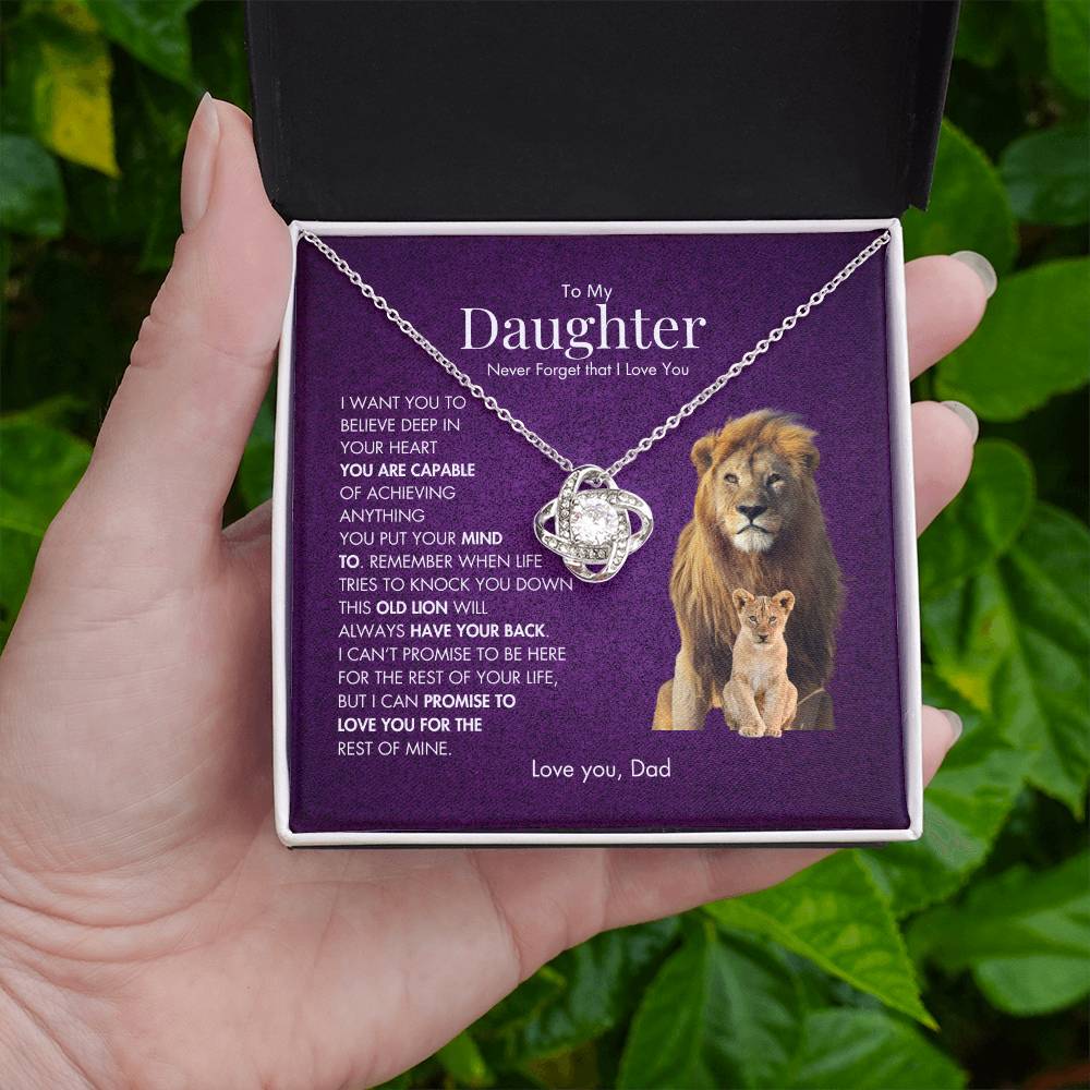 Fathers Loving intention Necklace |  Best gift for Daughter | Dad gift to daughter | Best Gift for daughters birthday | Best gift for daughter graduation | Best Jewelry gift from dad