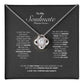 My Missing Piece  Necklace | Best Gift for Soulmate | Best Gift for Wife | Best Gift from Lover | Love Knot Necklace