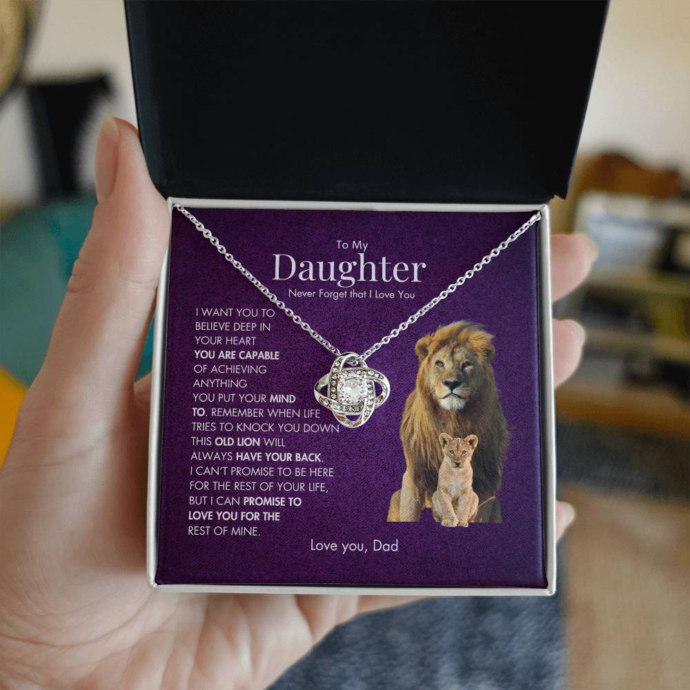 Fathers Loving intention Necklace |  Best gift for Daughter | Dad gift to daughter | Best Gift for daughters birthday | Best gift for daughter graduation | Best Jewelry gift from dad