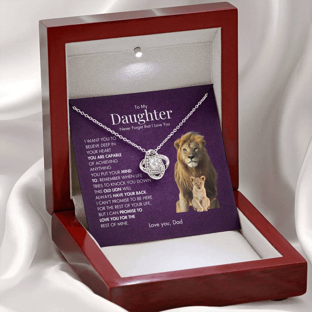 Fathers Loving intention Necklace |  Best gift for Daughter | Dad gift to daughter | Best Gift for daughters birthday | Best gift for daughter graduation | Best Jewelry gift from dad