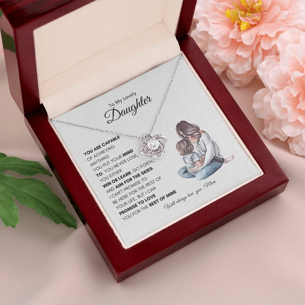 Mothers Enduring Love Necklace | Best Gift for Daughter | Best Gift from Mom | Best Gift for Daughters Birthday | Best Gift for Baby Girls | Best Jewelry Gift for Daughter