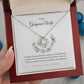 To My Gorgeous Wife |  Love Knot  Necklace | Best Gift for Wife | Best Gift for Soulmate | Best Gift for Marriage Anniversary | Best Gift for Lovers 👩‍❤️‍👨🥰