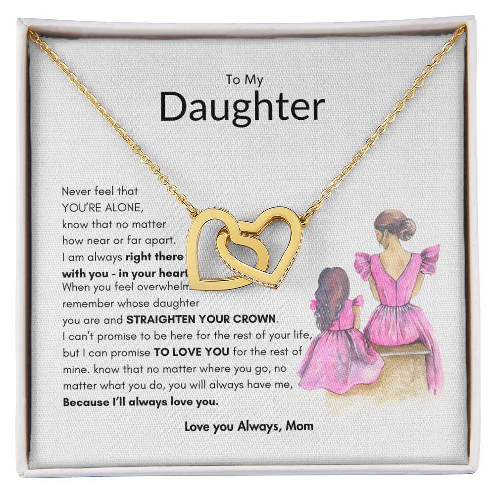 Moms Promise Necklace | Best Gift for Daughter | Best gift for daughters birthday | Best Gift for daughter graduation | Best gift from Mom | Best Jewelry gift for daughter