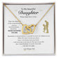Everlasting Love Necklace | Dad gift to daughter | Best gift for Daughter | Interlocking Heart Necklace